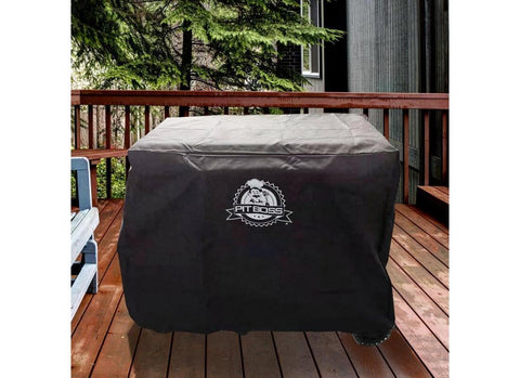 Pit Boss 4B Ultimate griddle cover weather-resistant design guards outdoor cooking gear.