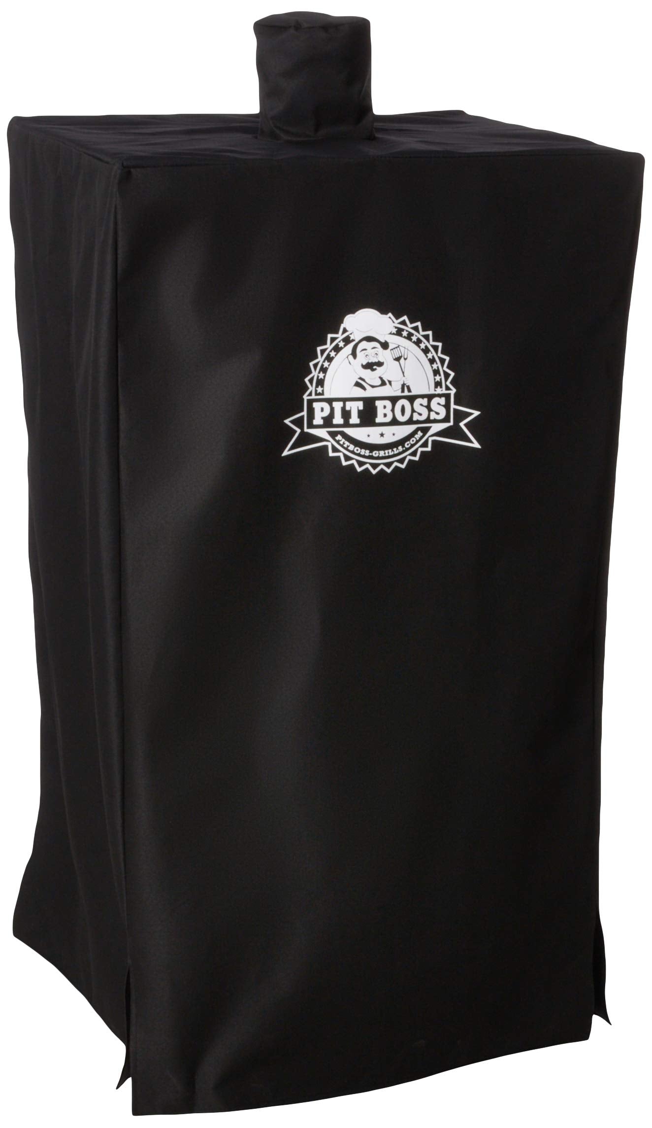 Pit Boss 5-Series vertical smoker cover over PBV5P1 provides weather protection.
