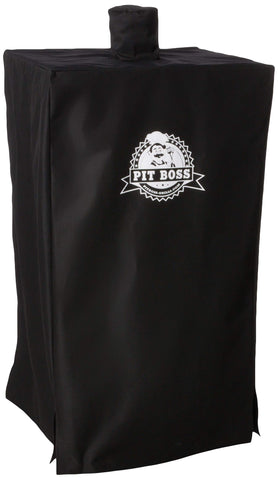 Pit Boss 5-Series vertical smoker cover over PBV5P1 provides weather protection.