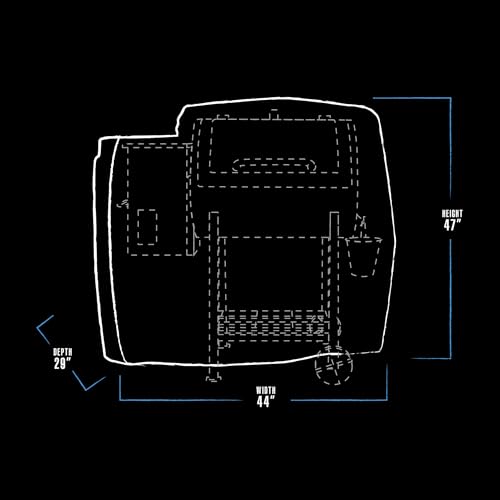 Pit Boss 700FB cover close-up of drawstring for secure, snug fit