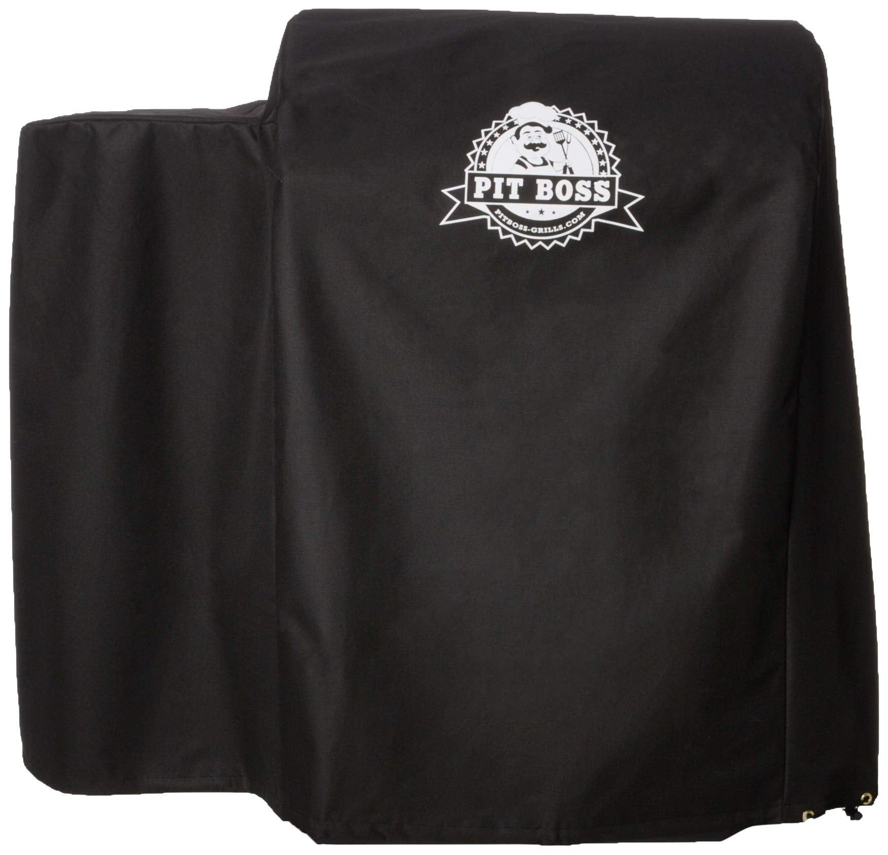 Pit Boss 700FB grill cover PVC backing provides weather-resistant shield