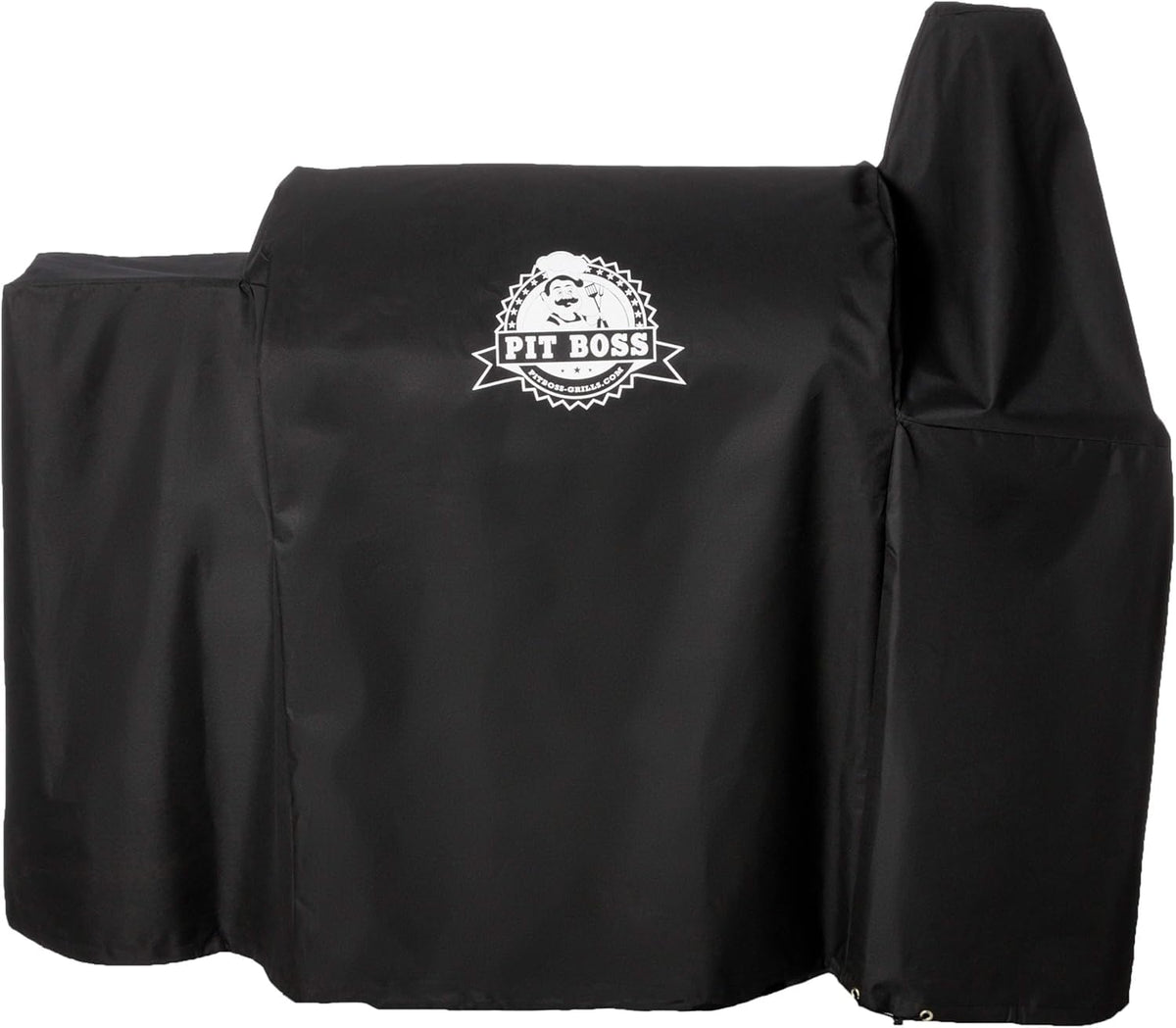 Pit Boss 800 Deluxe Cover offers full-length protection for 820/850 grills.