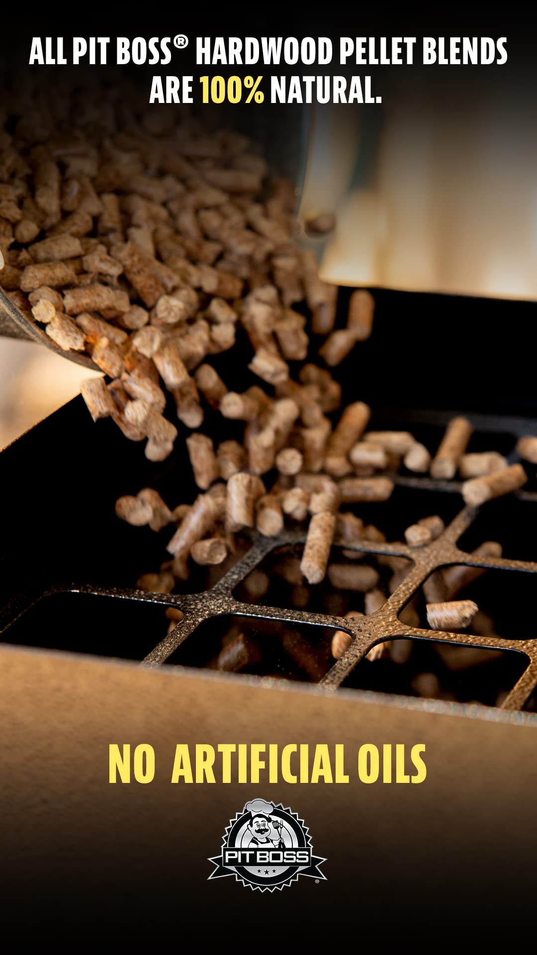 Pit Boss Apple Pellets pair well with pork and lamb.