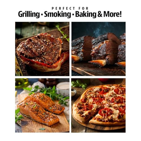 Pit Boss Apple Pellets release a mild applewood smoke on the grill.