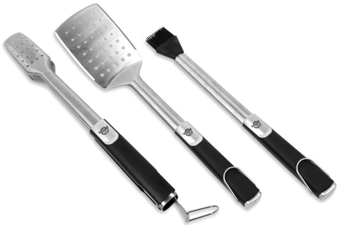 Pit Boss Soft Touch 3-Piece Tool Set silicone basting brush for even sauce distribution