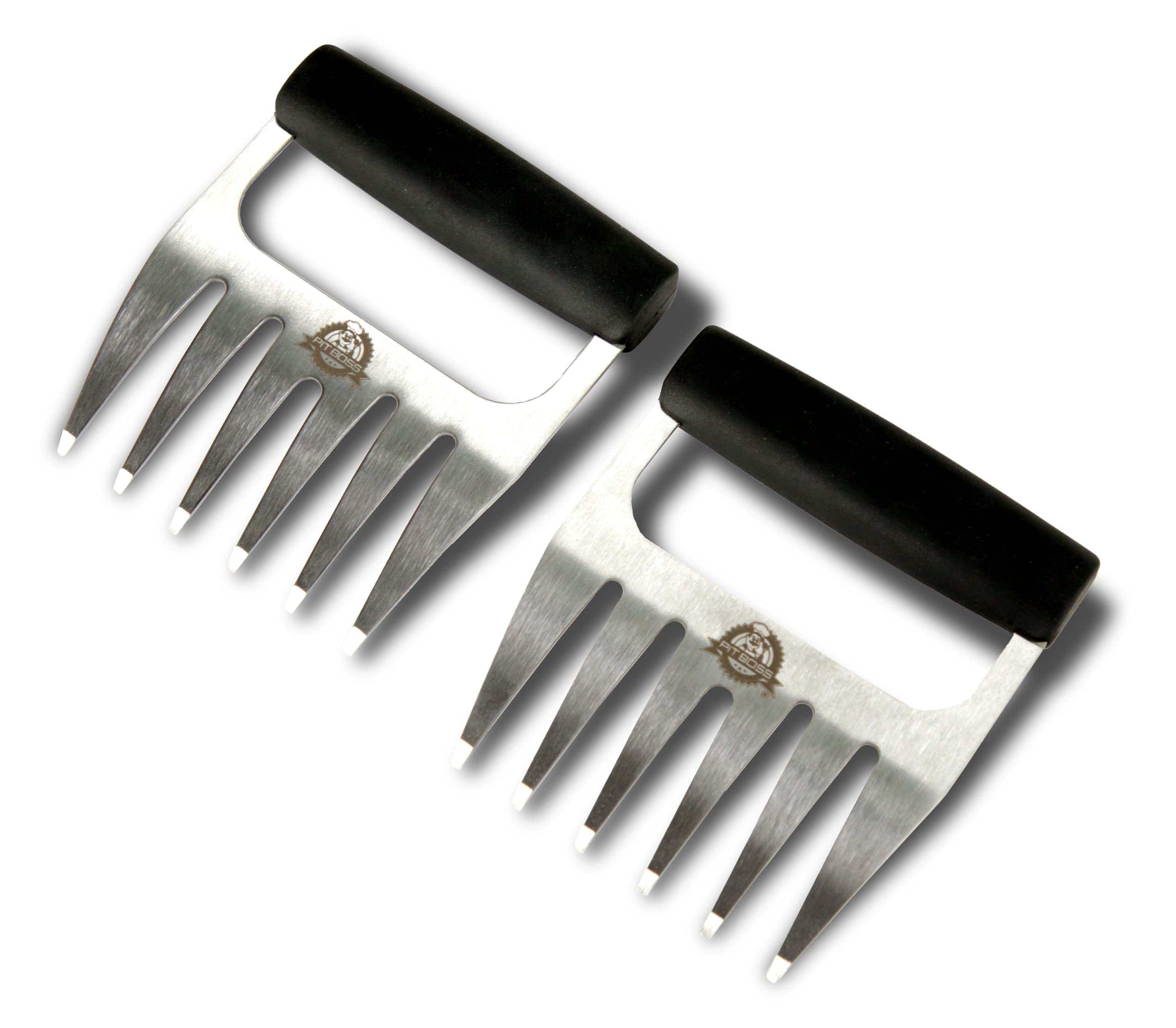 Pit Boss Soft Touch Meat Claws in stainless steel with a secure grip for shredding.