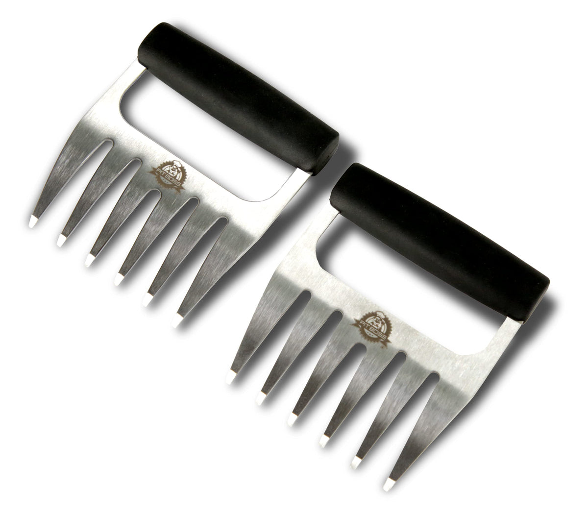 Pit Boss Soft Touch Meat Claws in stainless steel with a secure grip for shredding.