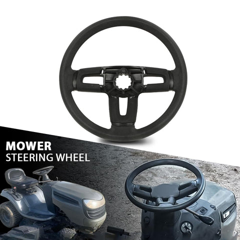 PIT66 mower steering wheel showcases high-quality workmanship for reliable performance.