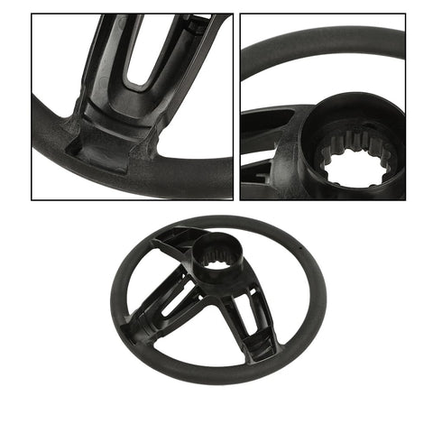 PIT66 steering wheel is weather-resistant for outdoor use.