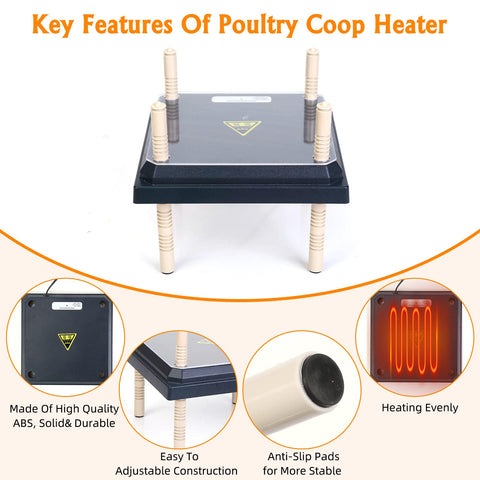 Pitalok adjustable height settings help fit different brood sizes.