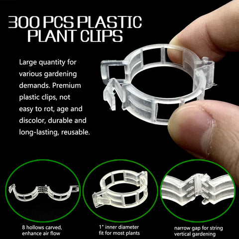 Piteno plastic trellis clips material designed for high heat durability.