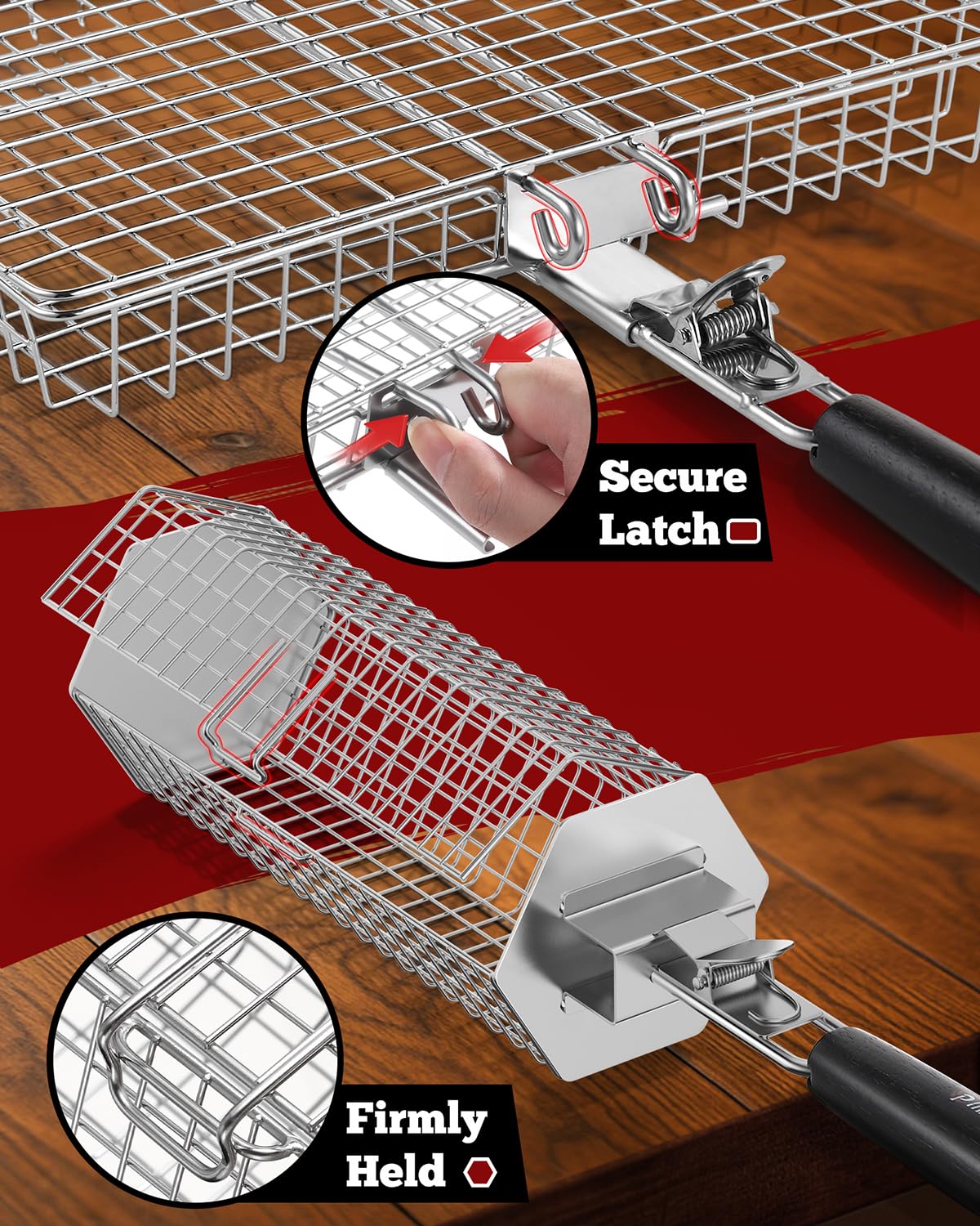 PitInnov stainless construction ensures durability and easy cleaning
