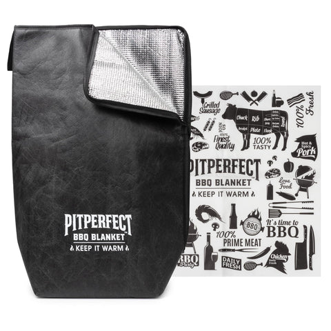 PITPERFECT BBQ BLANKET leakproof design preserves juices during rest.