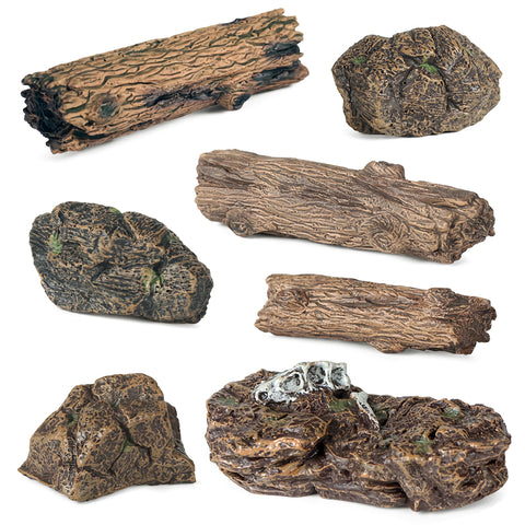 PIVNASY artificial tree stump variant C offers durable, lifelike texture.