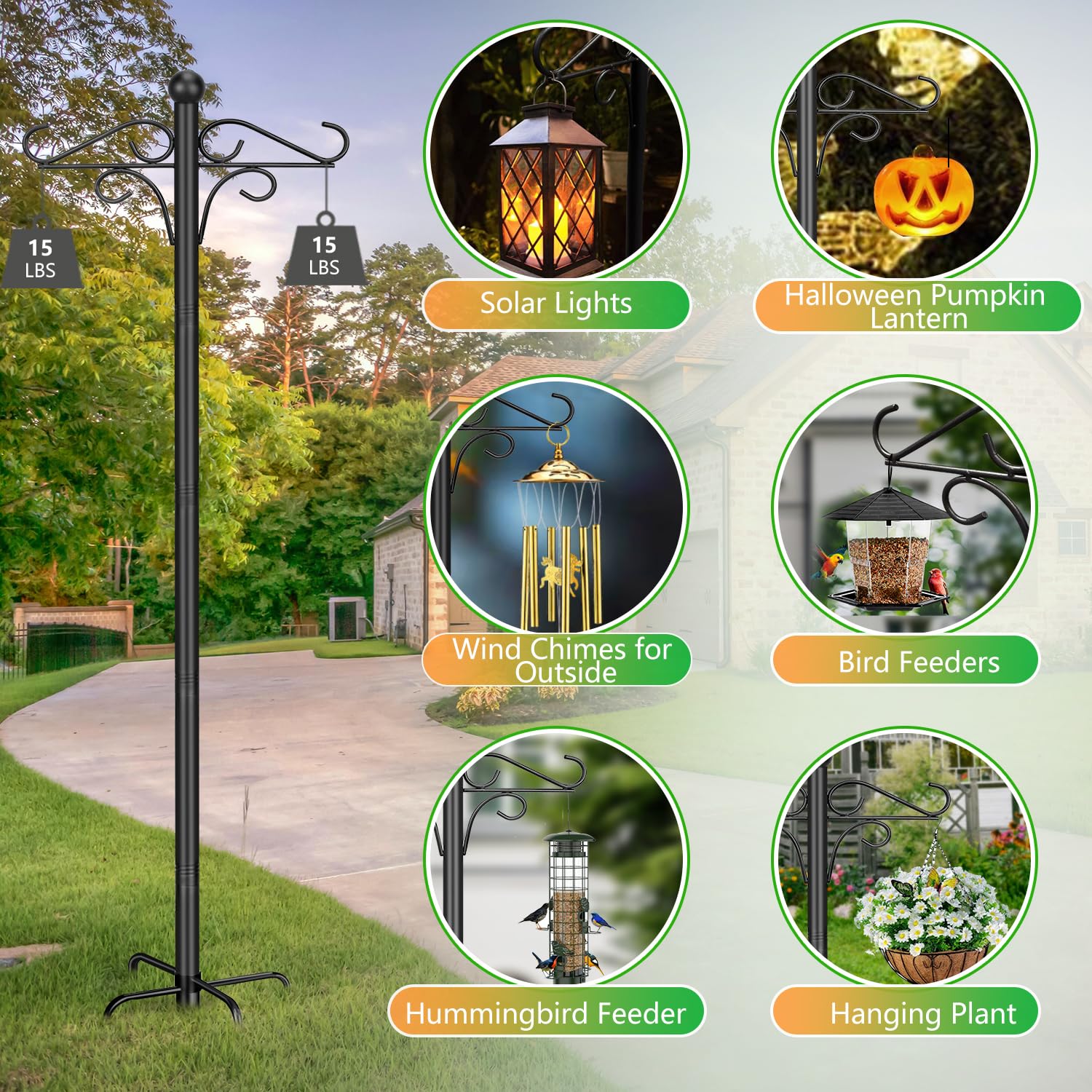 PIYILO easy-ground installation for quick, secure setup.