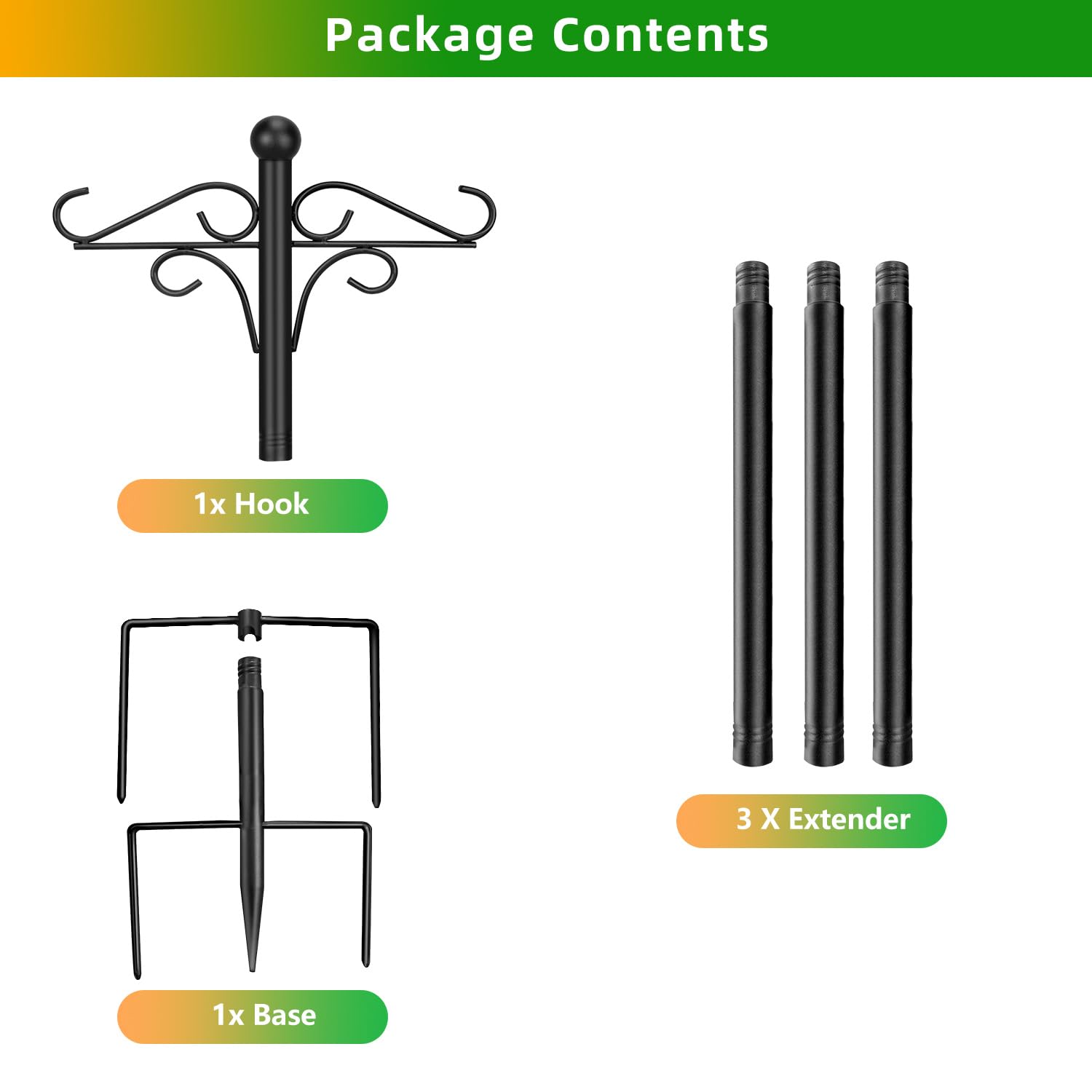 PIYILO durable hanger for patio and garden with simple hanging options.