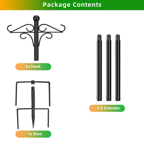PIYILO durable hanger for patio and garden with simple hanging options.