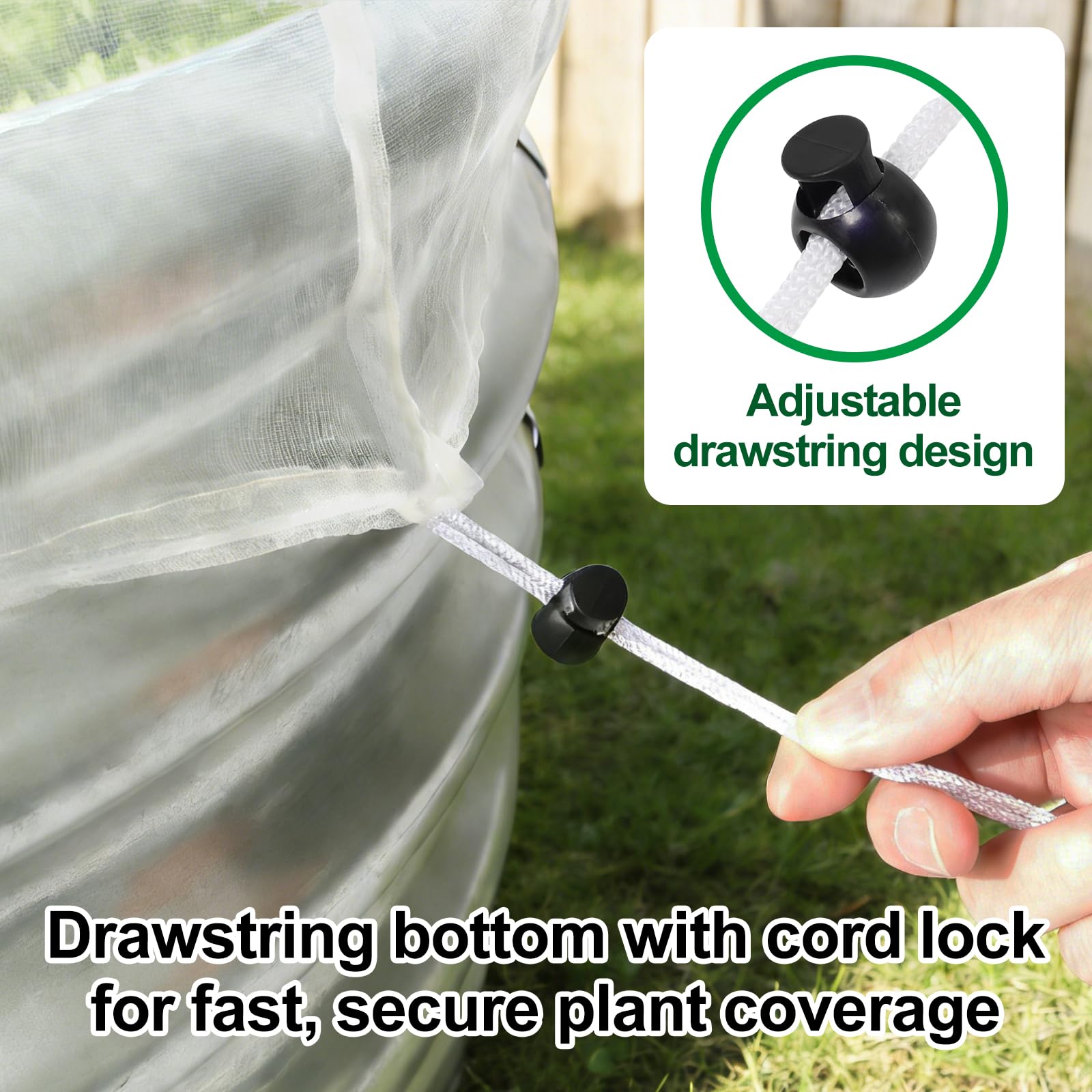 PJT durable, reusable netting for long-term outdoor use.