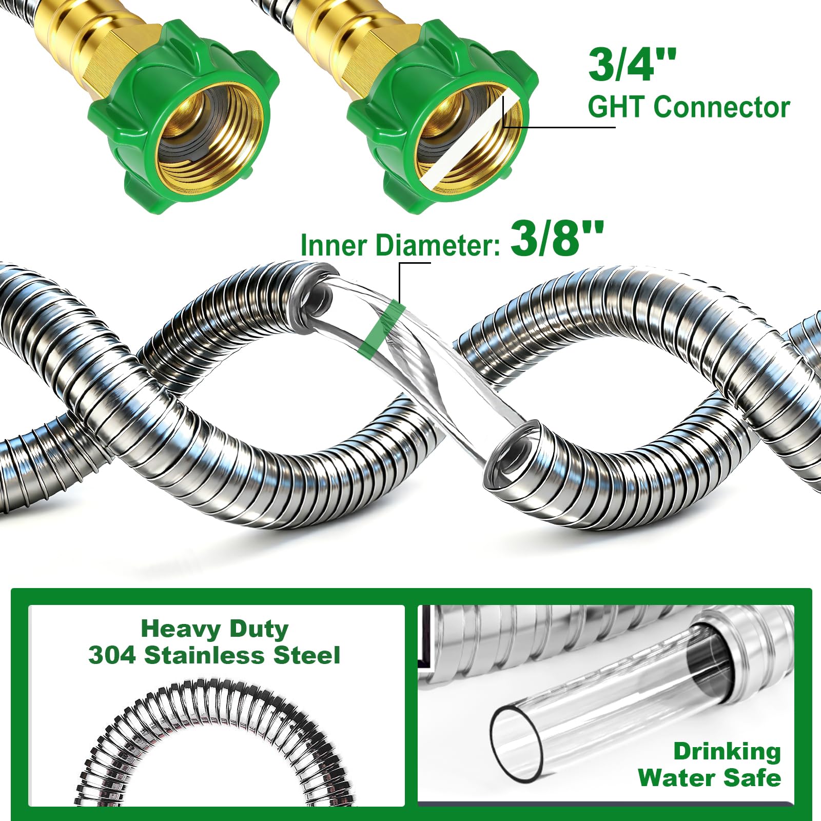 PJT includes PTFE tape for extra leak protection during installation.