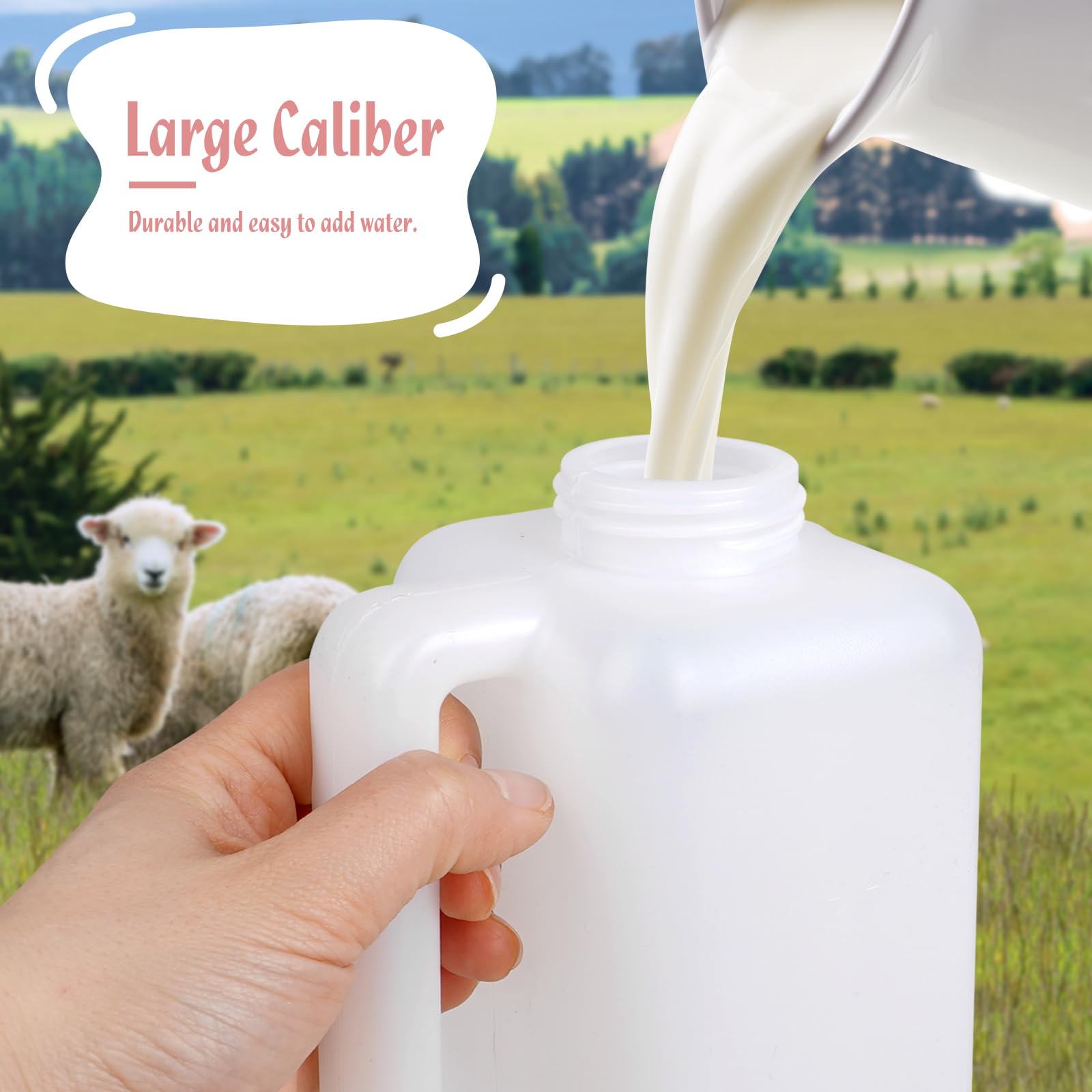 PKNYBZH goat bottle hanging design for hands-free feeding