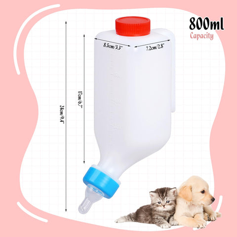PKNYBZH goat sheep piglet feeding bottle suited for mixed farm use