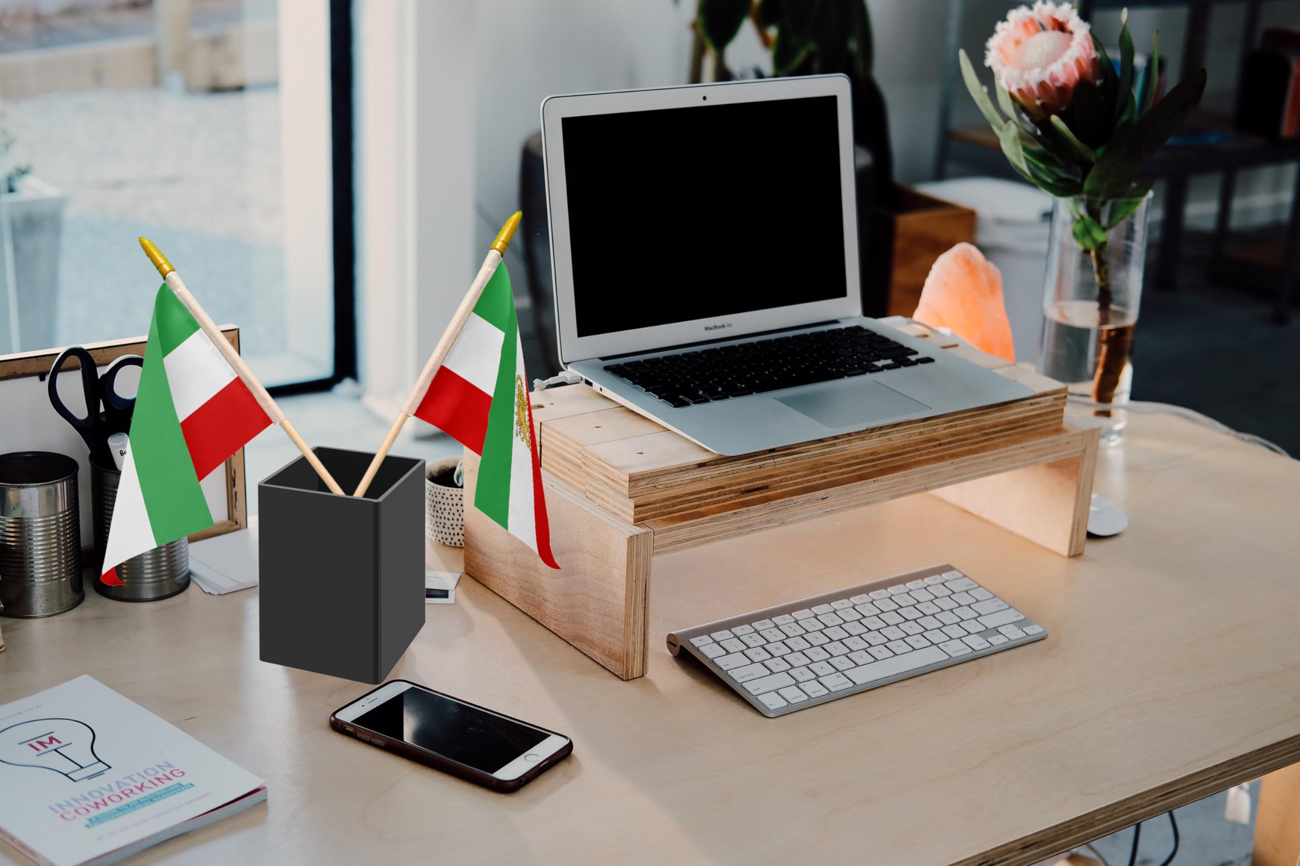 Grommets and corners reinforced for secure display on any surface