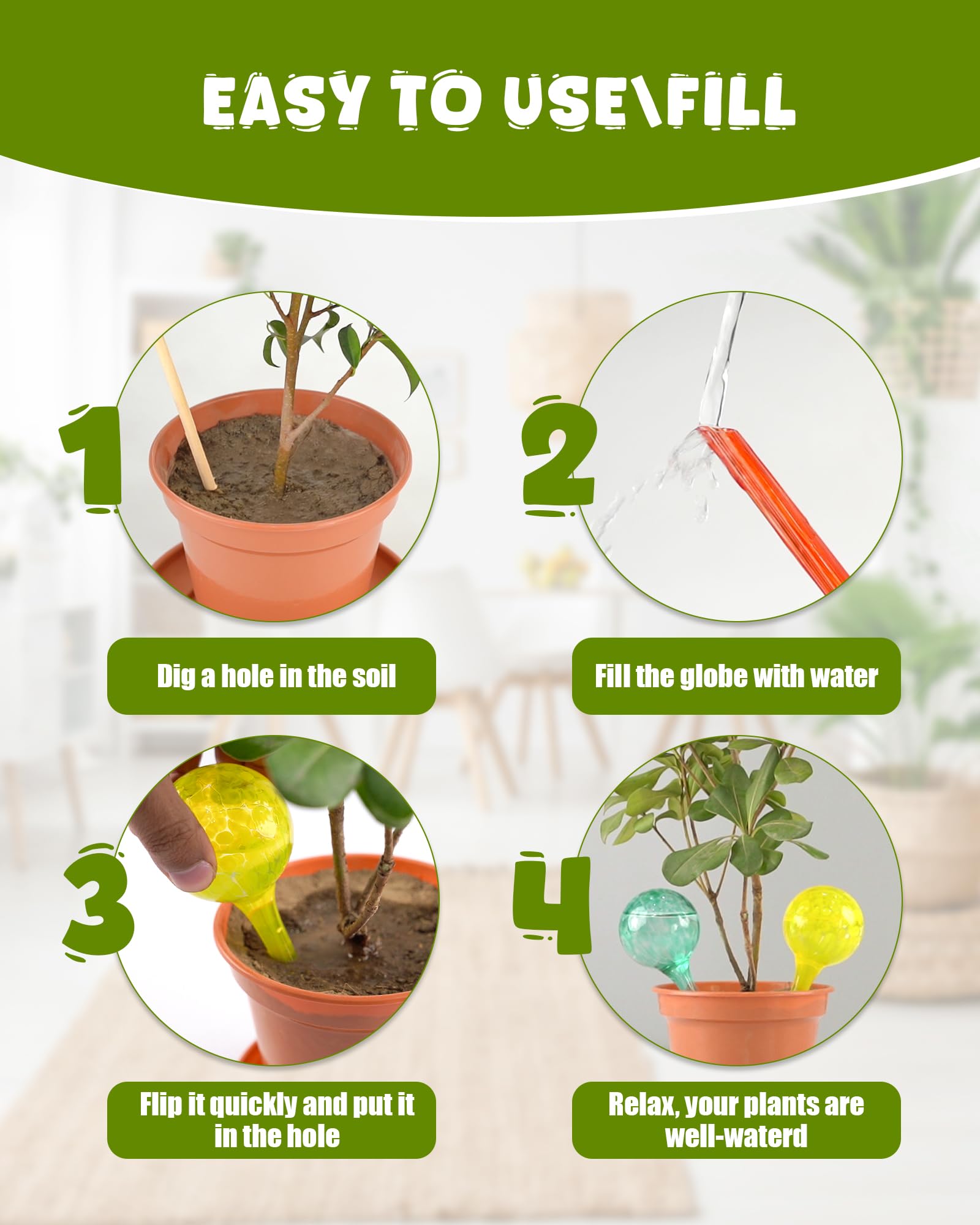 PlanKKers self-watering planter insert simplifies plant care with automatic moisture delivery