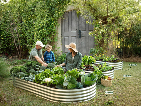 Plant & Plot bed with warranty and community support highlights.