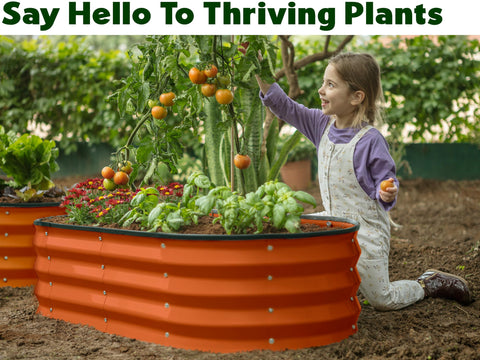 Open-base assembly process for Plant & Plot raised bed