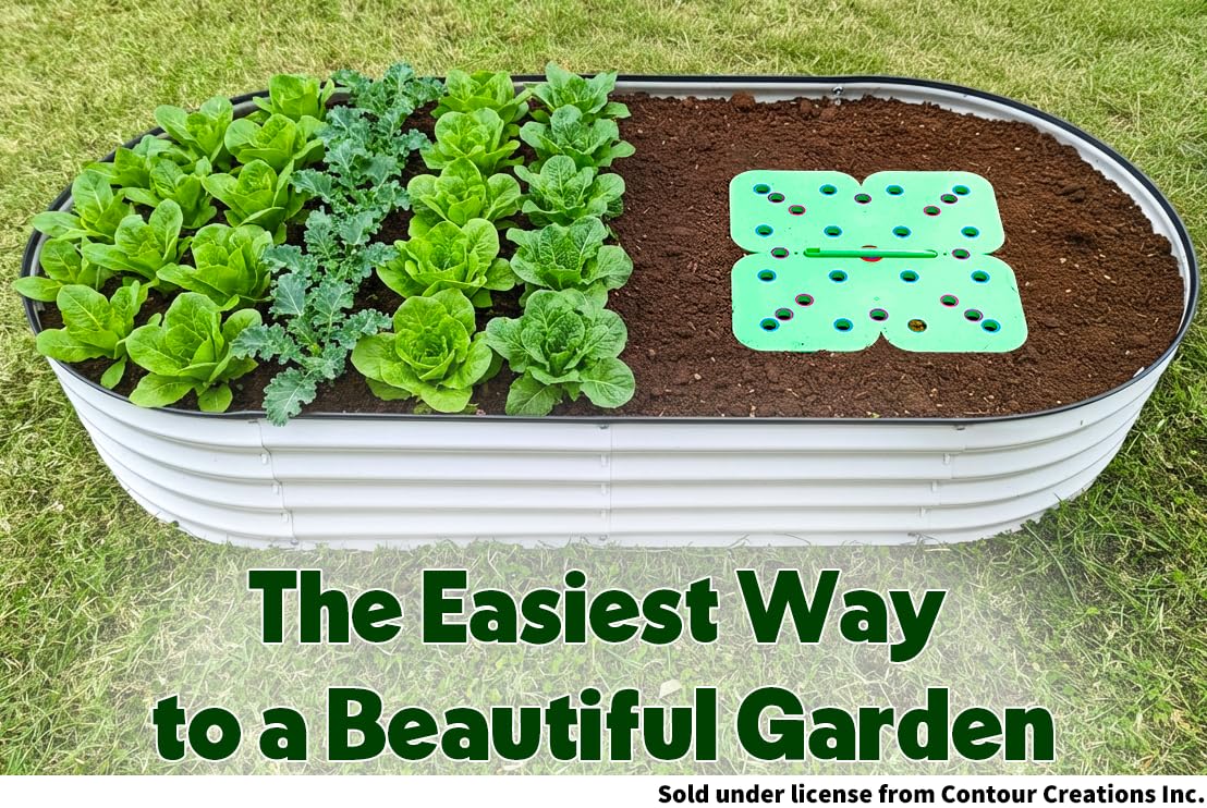 Plant & Plot Square Foot Gardening Grid helps organized layouts