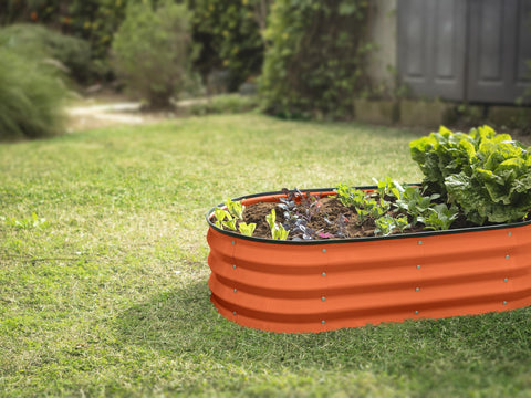 Sturdy welded frame of Plant & Plot raised bed