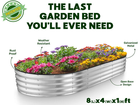 Plant & Plot two-pack garden beds ready for vegetables or flowers.