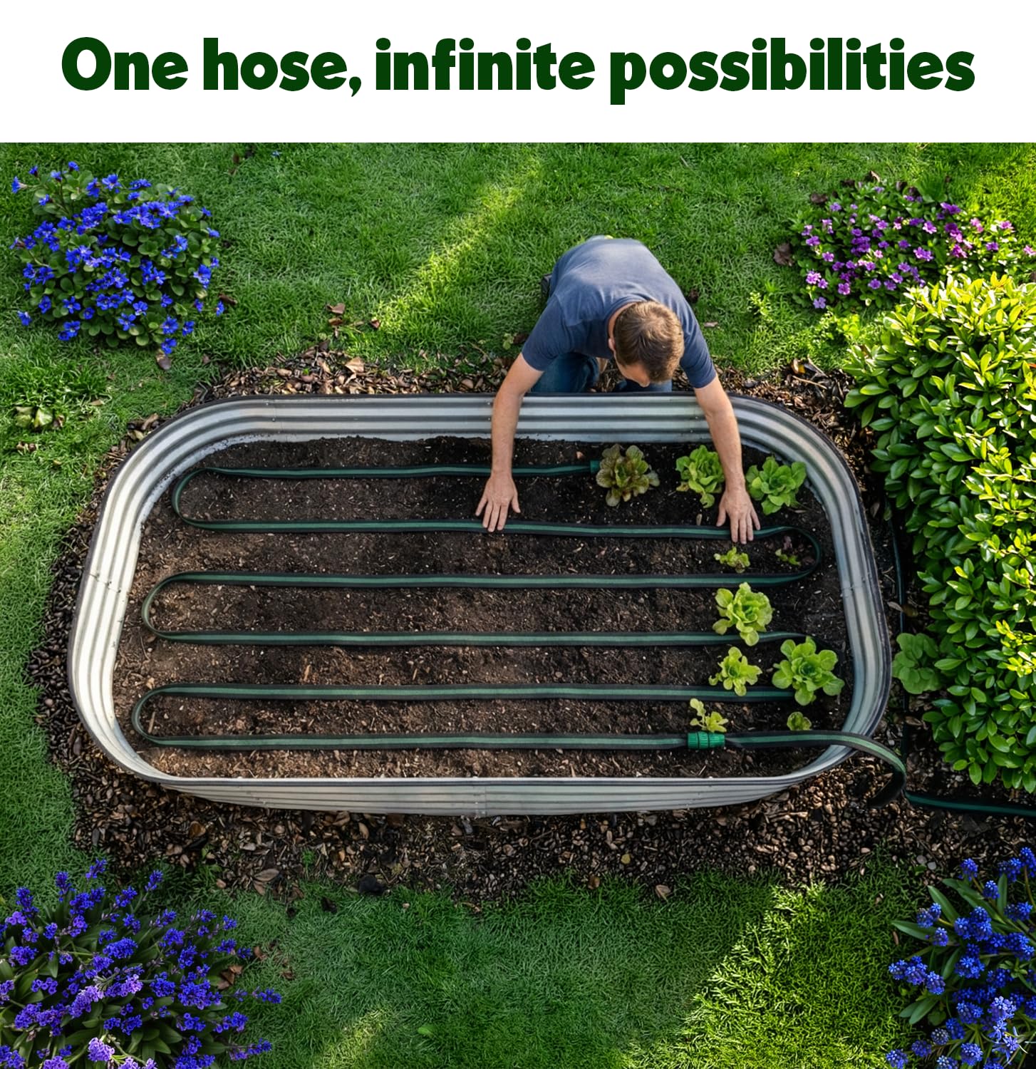 Plant & Plot three-year warranty offers reliable support for your irrigation system.