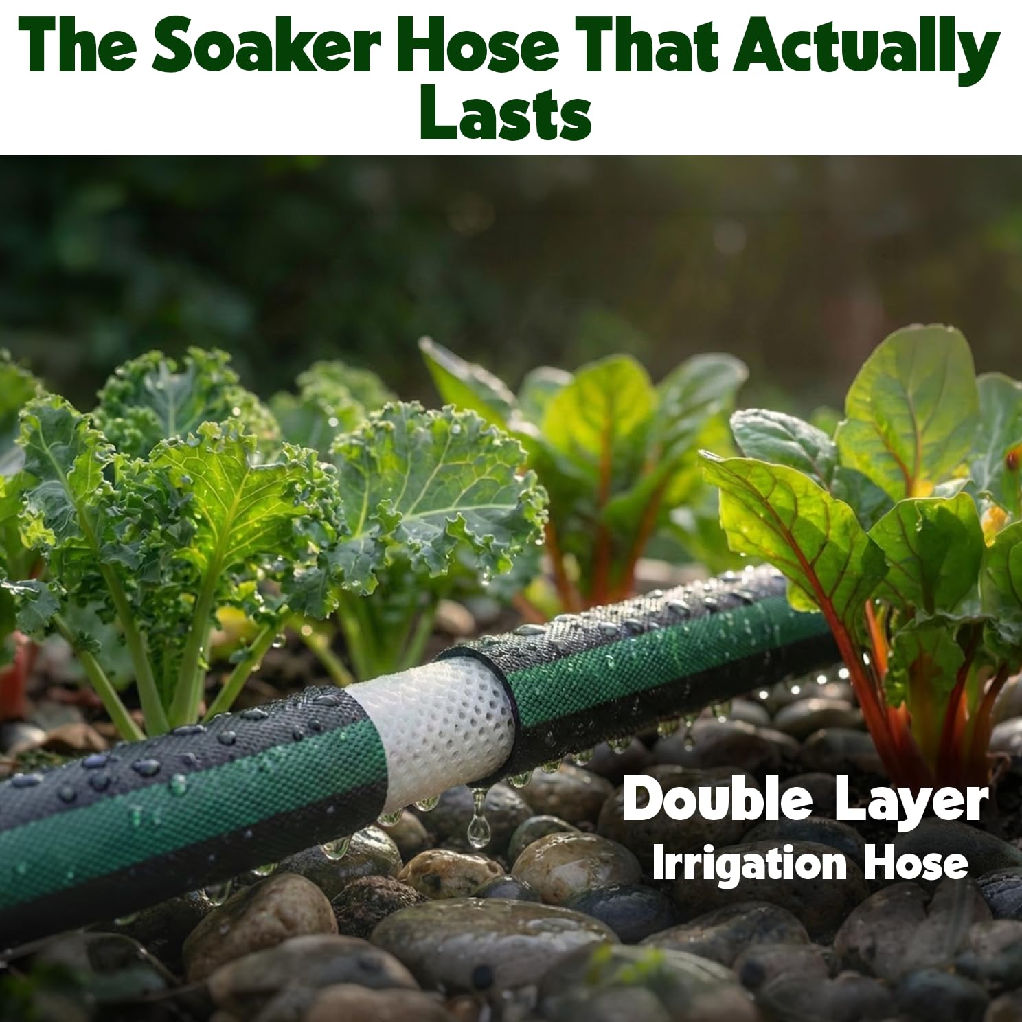 Plant & Plot drip irrigation saves water while nourishing vegetables and flowers.