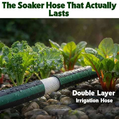 Plant & Plot drip irrigation saves water while nourishing vegetables and flowers.