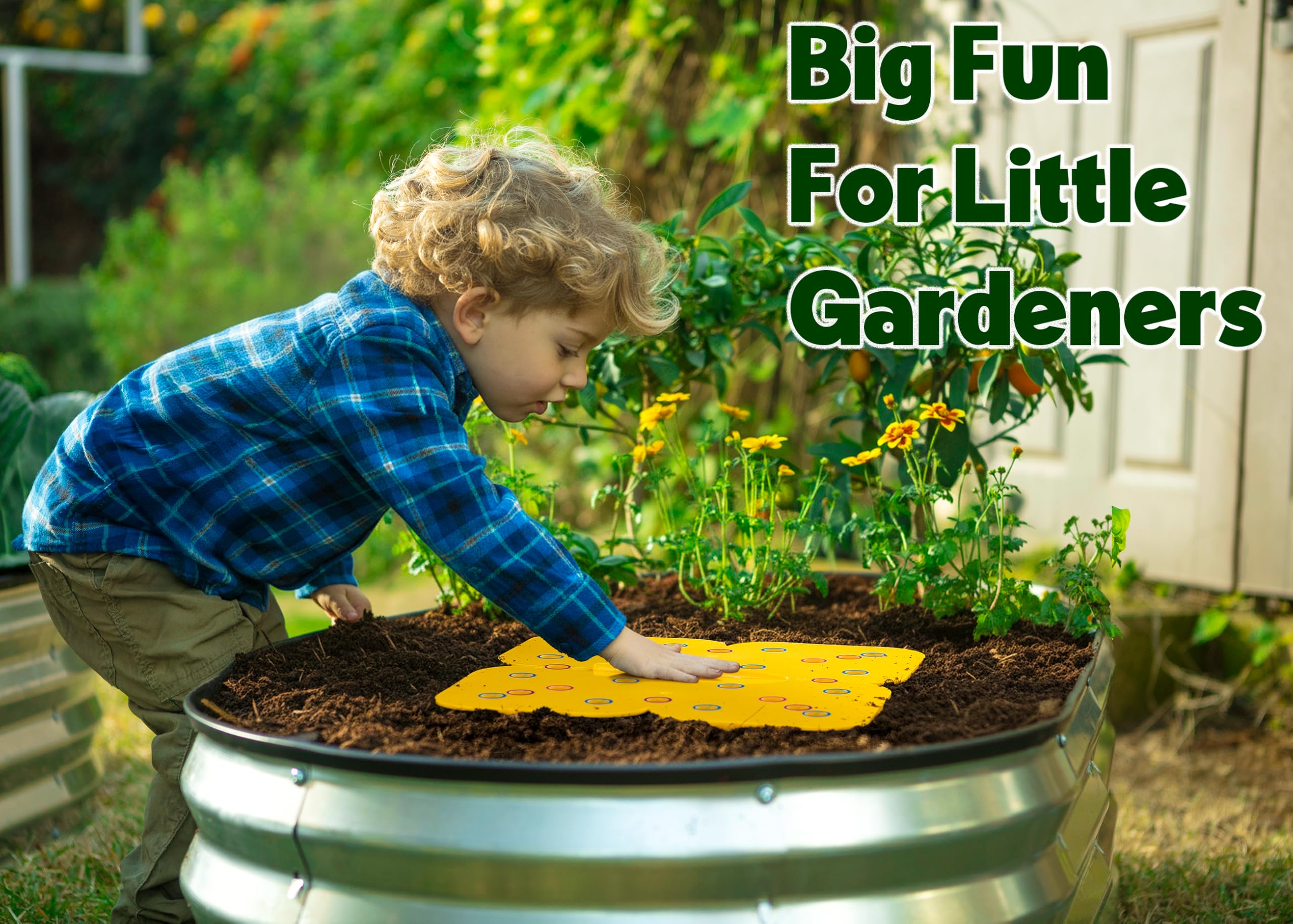 Plant & Plot reduced-weeding layout helps keep beds cleaner during season