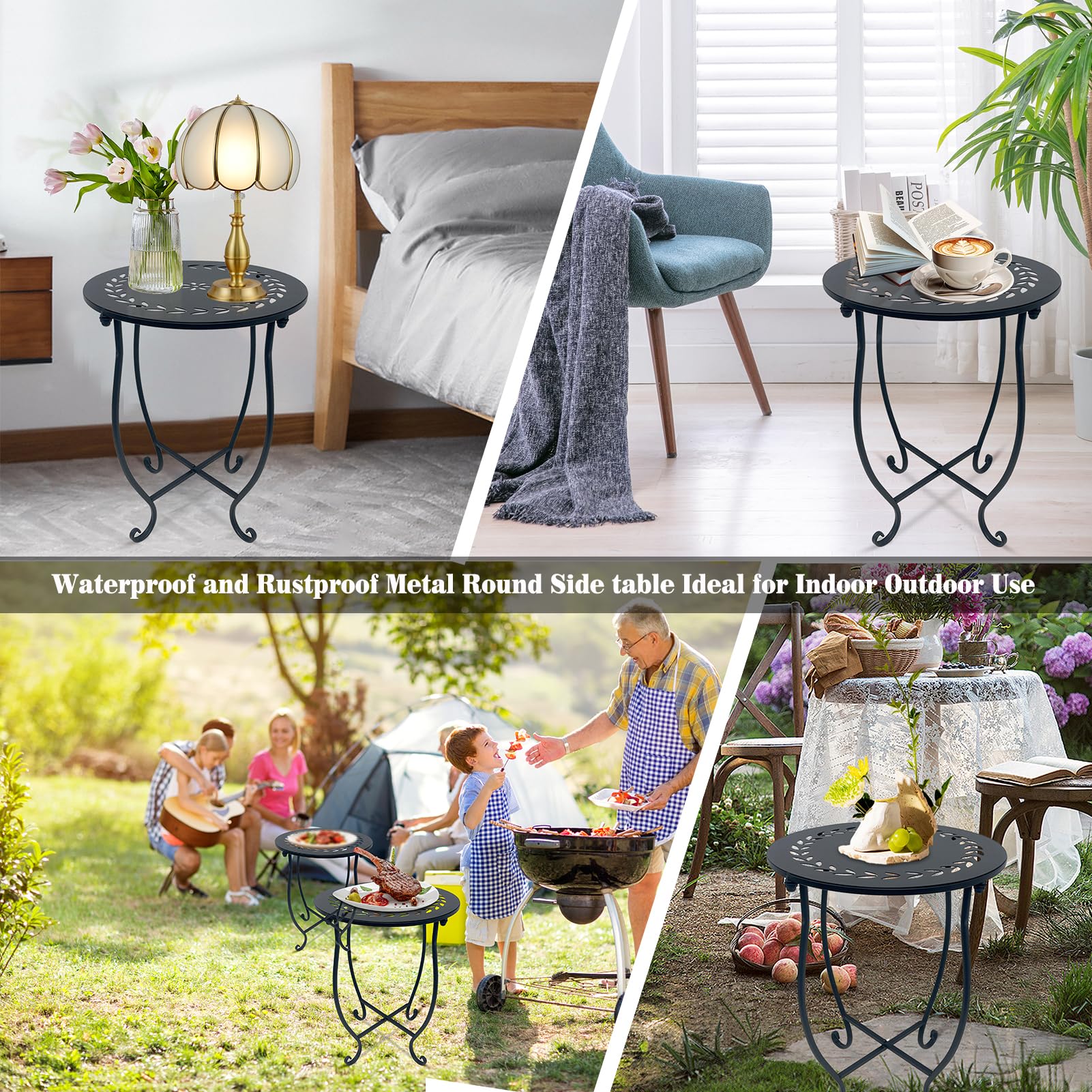 Plant Castle sturdy x-shaped welded legs ensure stable support.