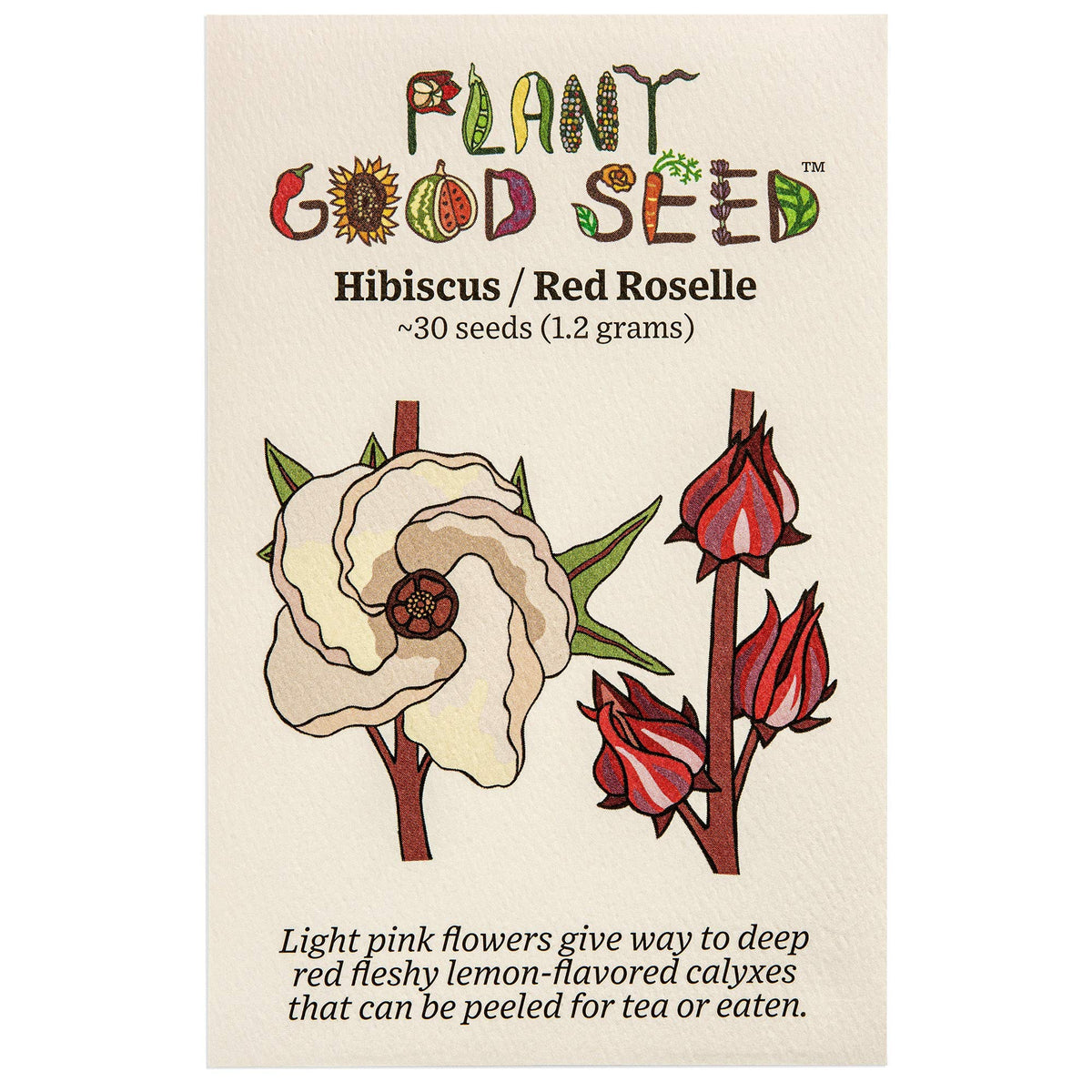 Plant Good Seed hibiscus seeds pack ready for sowing and garden color