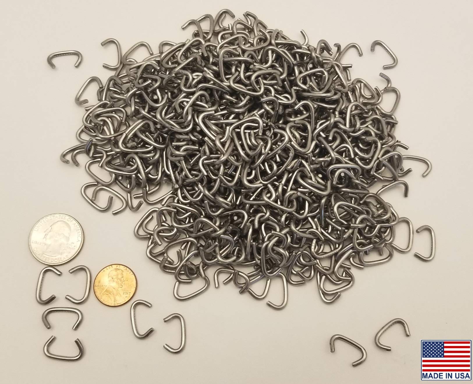 Plant My Tank hog rings for fencing repairs and mesh work with heavy-duty strength.