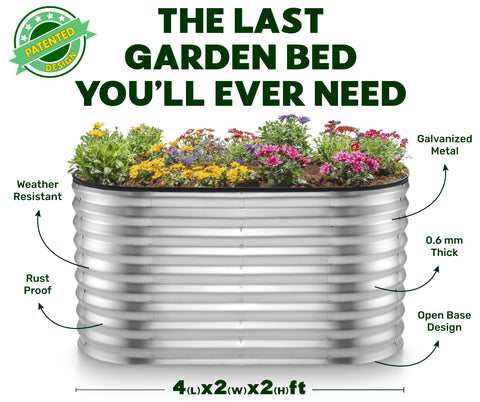 Plant & Plot 0.6mm galvanized sheet emphasizes sturdy construction and longevity