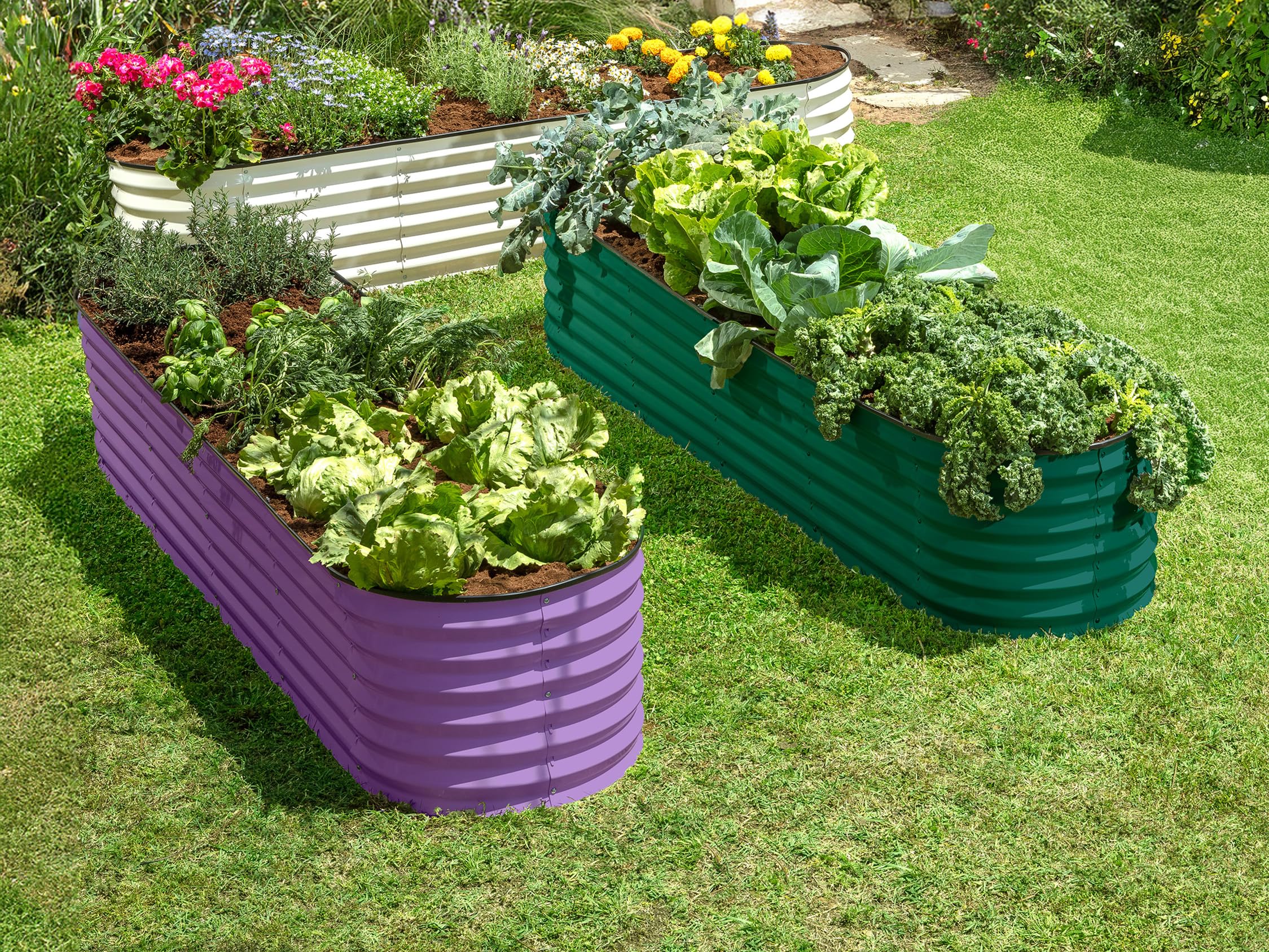 Plant & Plot 18-inch tall raised garden bed ideal for elevated planting