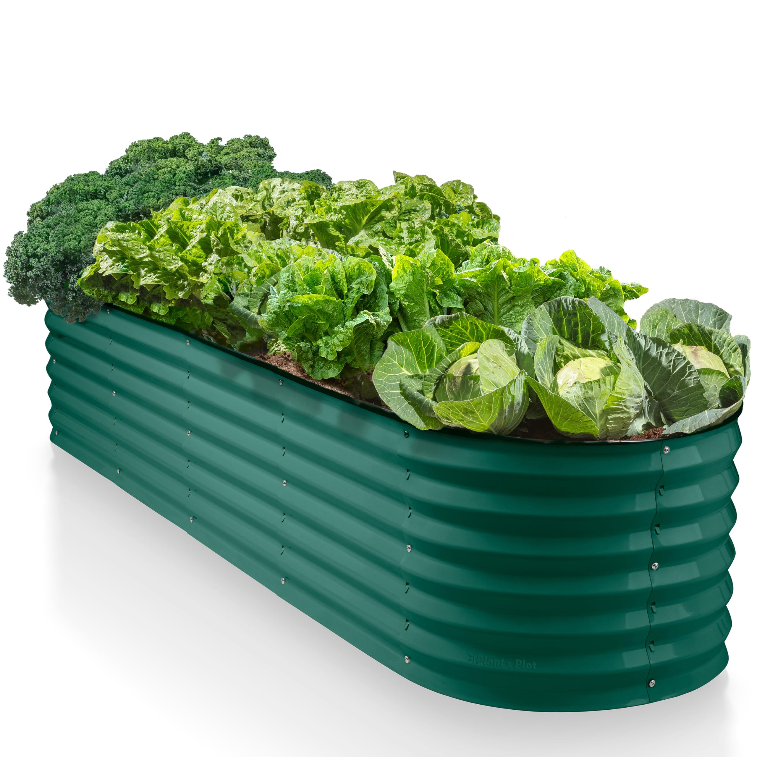 Plant & Plot 9-in-1 galvanized bed with open-base assembly for quick setup