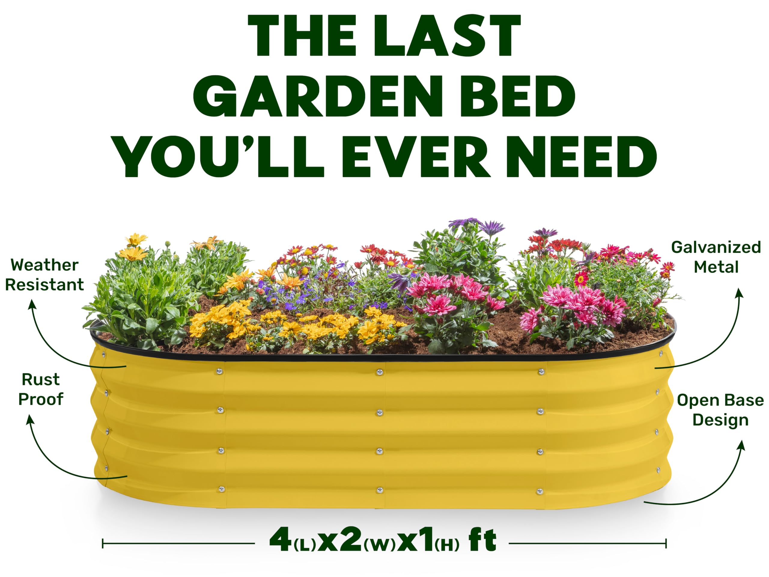 Plant & Plot open-base design visible for improved airflow and drainage in the bed.