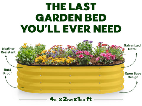 Plant & Plot open-base design visible for improved airflow and drainage in the bed.