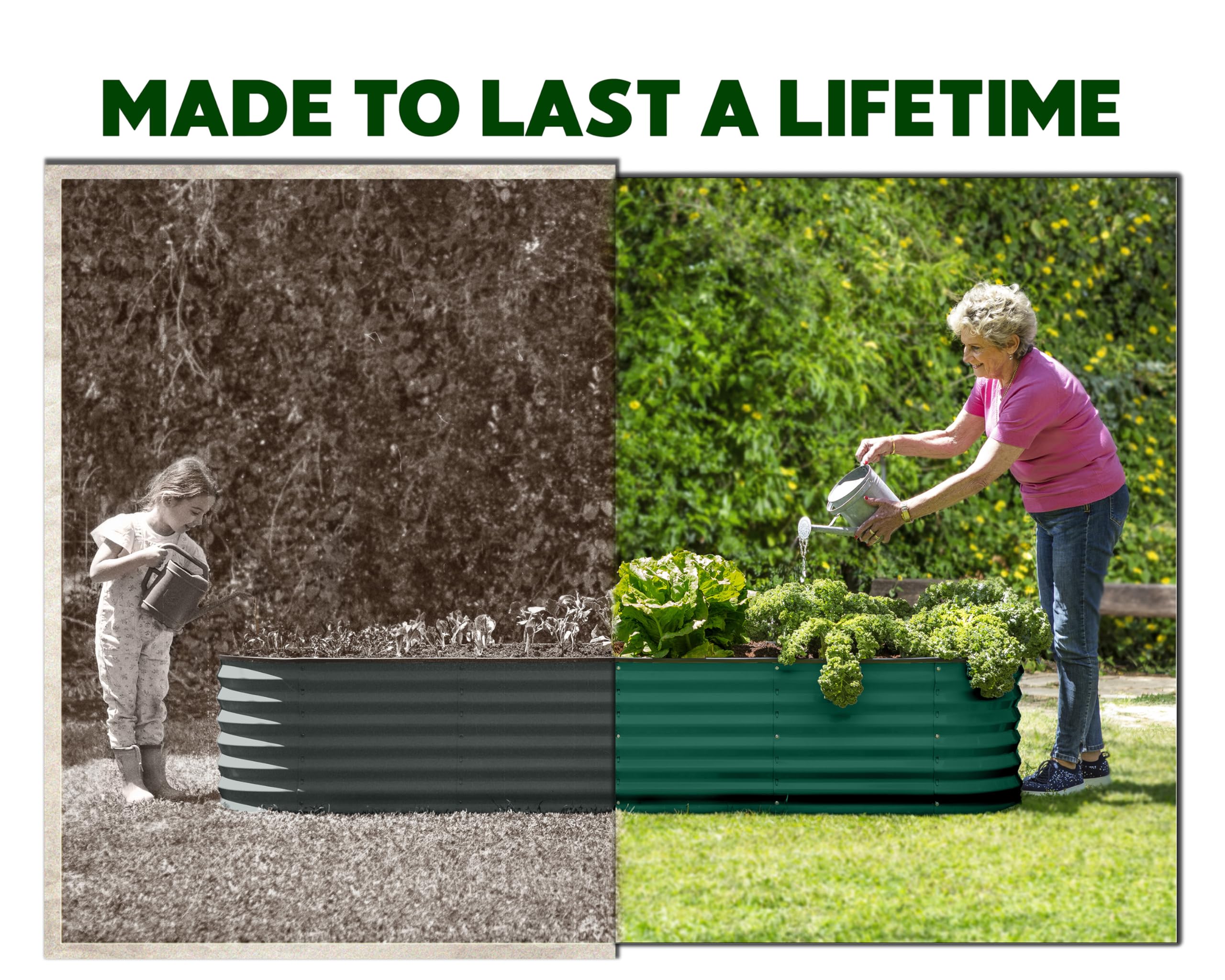 Plant & Plot patented tool-free assembly design simplifies garden setup