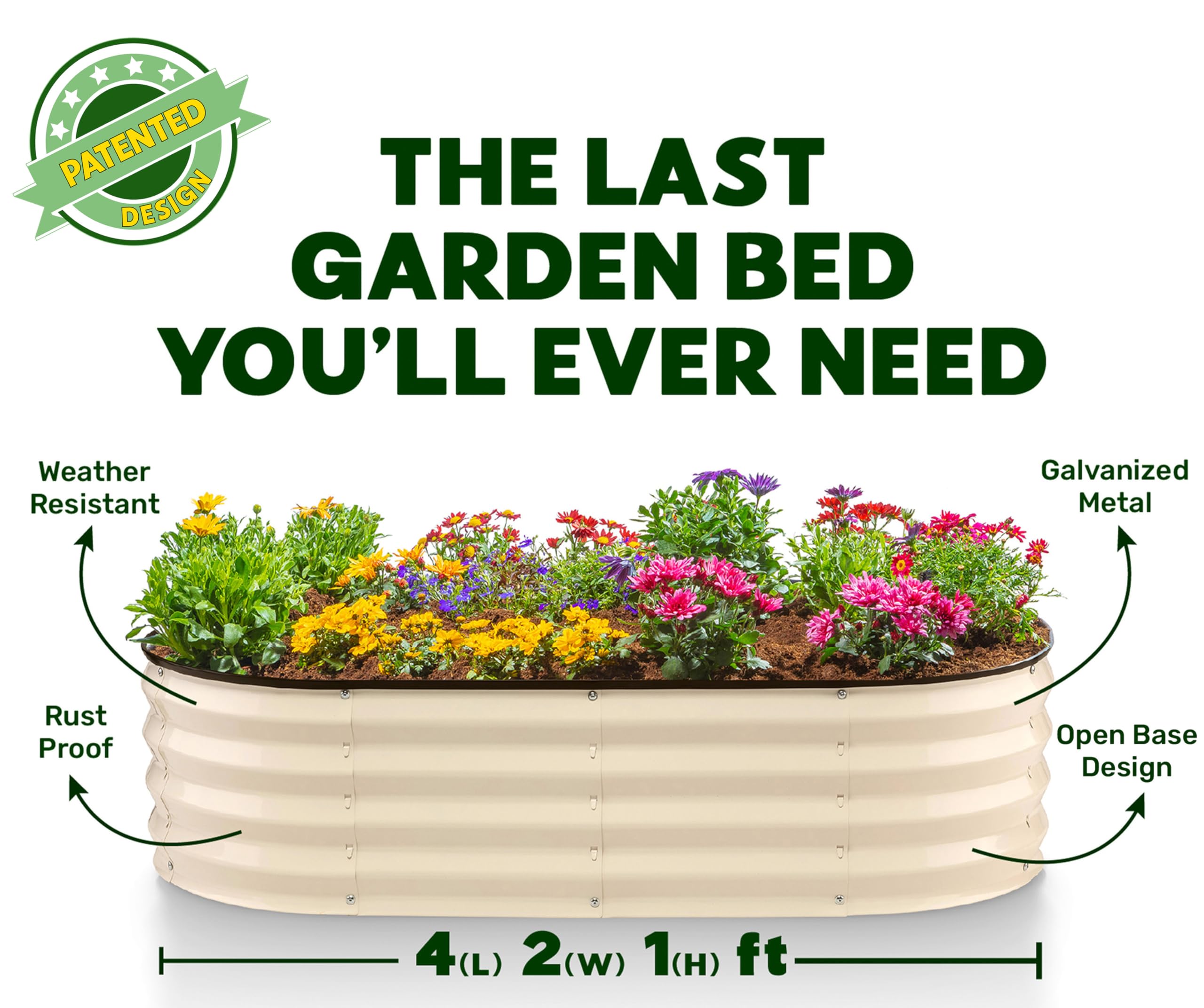 Plant & Plot two-pack garden beds expand your planting area and layout options.
