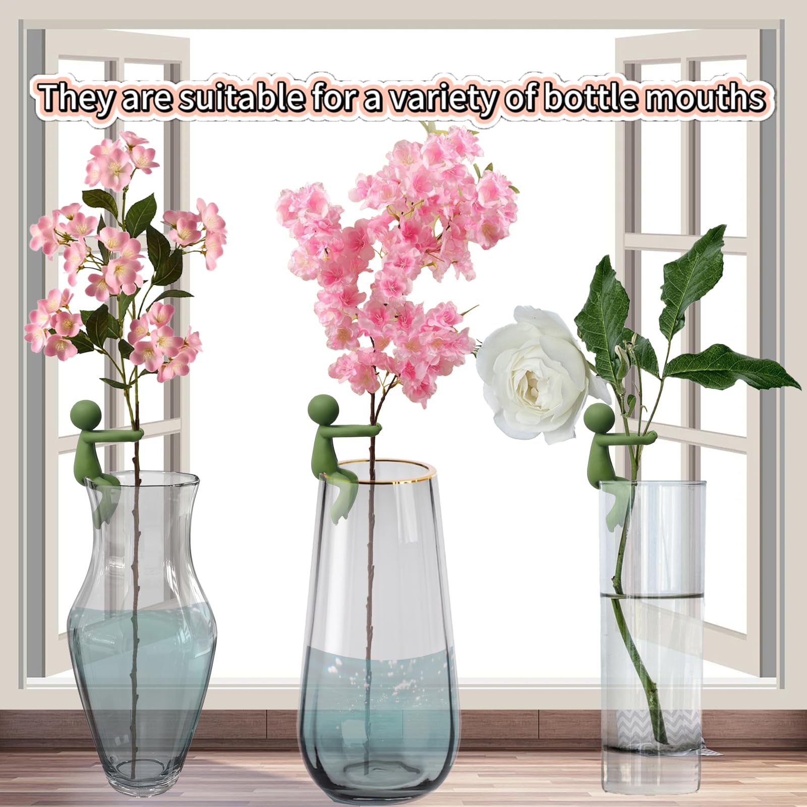 Plant Propagation Buddy figure-design holder adds decorative charm.