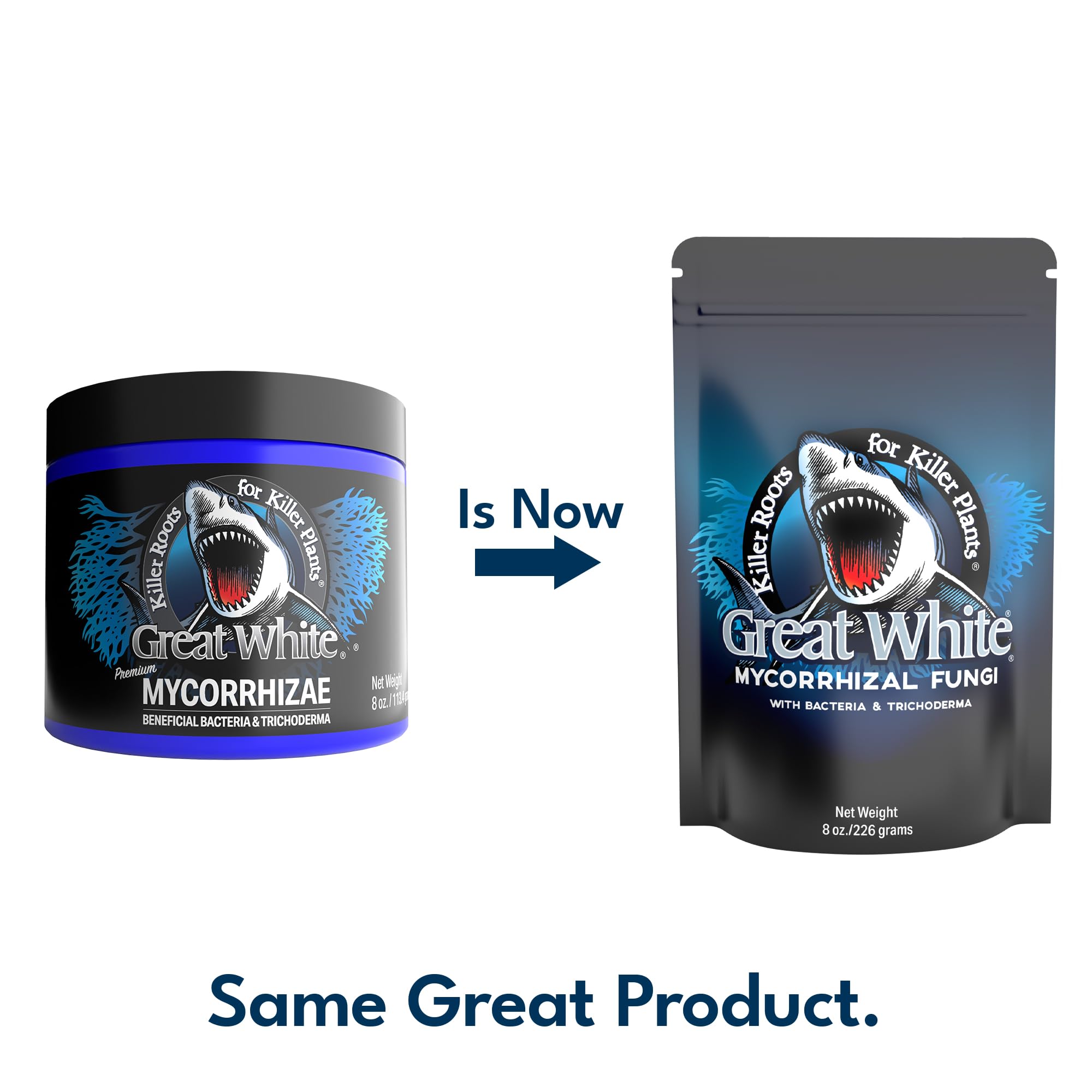 Great White powder being mixed into soil to support germination and root growth.