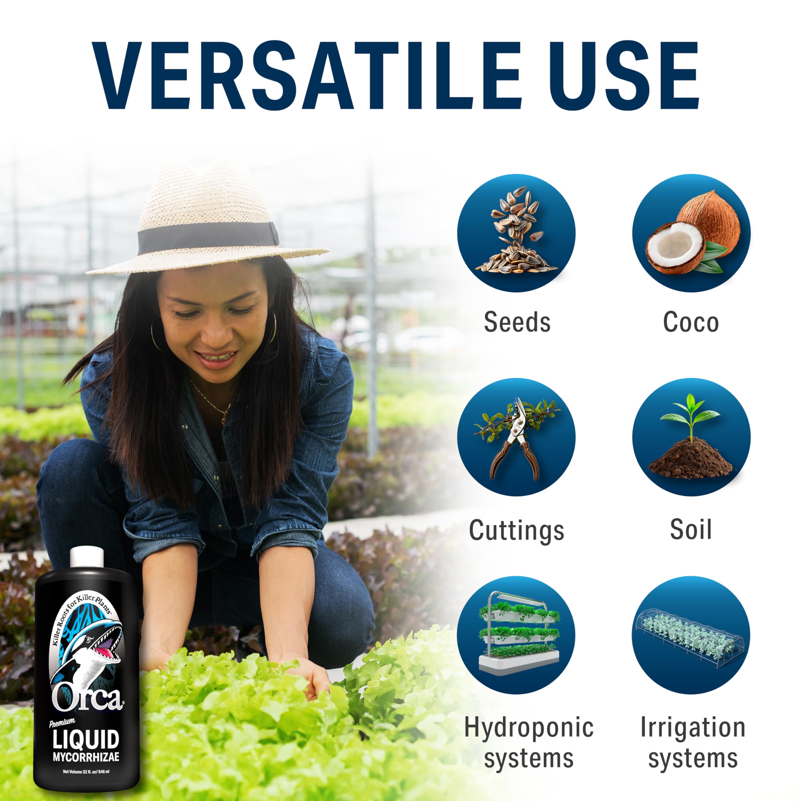 Plant Success Orca microbial culture scene hints at robust plant vitality.