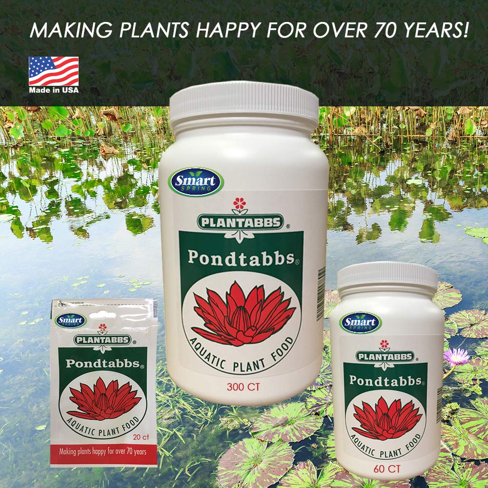 Plantabbs PondTabs 300ct packaging ready for seasonal aquatic feeding.